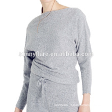 Casual Wearing Women Mink Cashmere Pullover Sweater